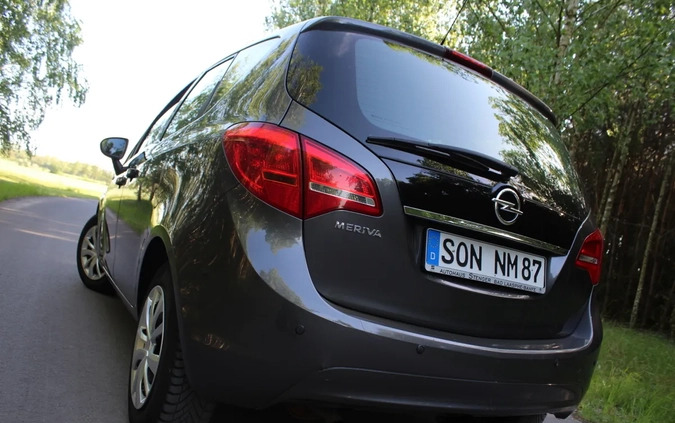 Opel Meriva cena 22900 przebieg: 134675, rok produkcji 2010 z Łęczyca małe 667